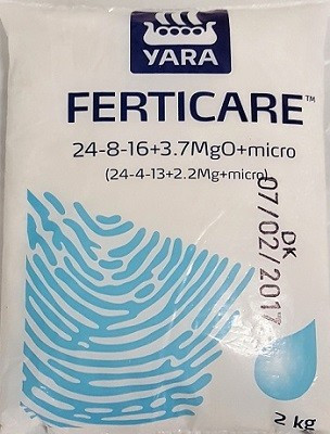 Ferticare II (24-8-16+Mg+)          2/1, Spec. műtr., műtrágya