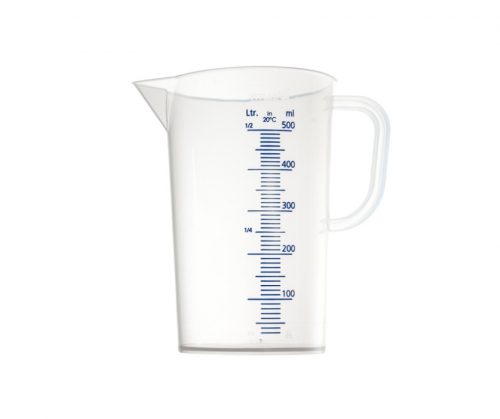 Mérőkancsó  PP  /hő-vegyszerálló/   500 ml, Borászat, mérőhenger