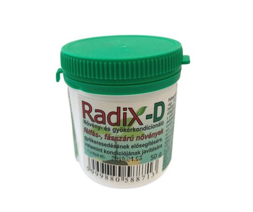 Radix - D  gyökereztető - félfás, fás    50 gr, Egyéb vegyi, gyökereztető por