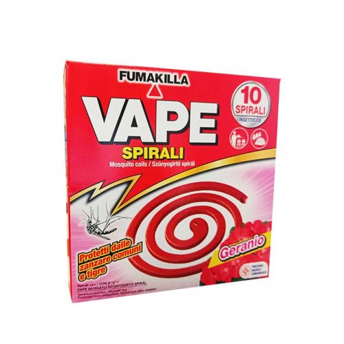 Szúnyogriasztó spirál, 10db Vape