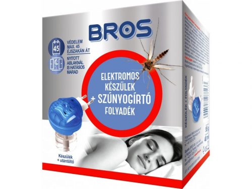 Bros szúnyogírtó elektromos készülék + folyadék 40mL B023