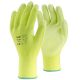 Kesztyű poliészter PU mártással TOP FLUO-Y PLUS, fluo srága, 9