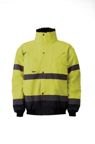 Pilóta dzseki 4:1 (100%poliészter) TOP HAWK FLUO, fluo srága/sötétkék, 2XL