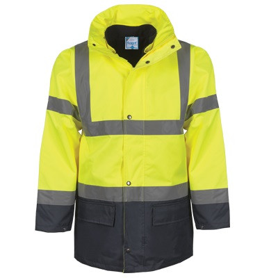 Télikabát multifunkcionális (100%poliészter) TOP MULTI FLUO-Y, fluo sárga, 2XL