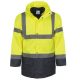 Télikabát multifunkcionális (100%poliészter) TOP MULTI FLUO-Y, fluo sárga, 2XL