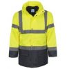 Télikabát multifunkcionális (100%poliészter) TOP MULTI FLUO-Y, fluo sárga, 3XL