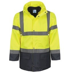 Télikabát multifunkcionális (100%poliészter) TOP MULTI FLUO-Y, fluo sárga, 3XL